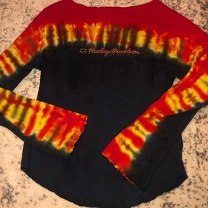 Harley-Davidson Tie Die Flare Shirt